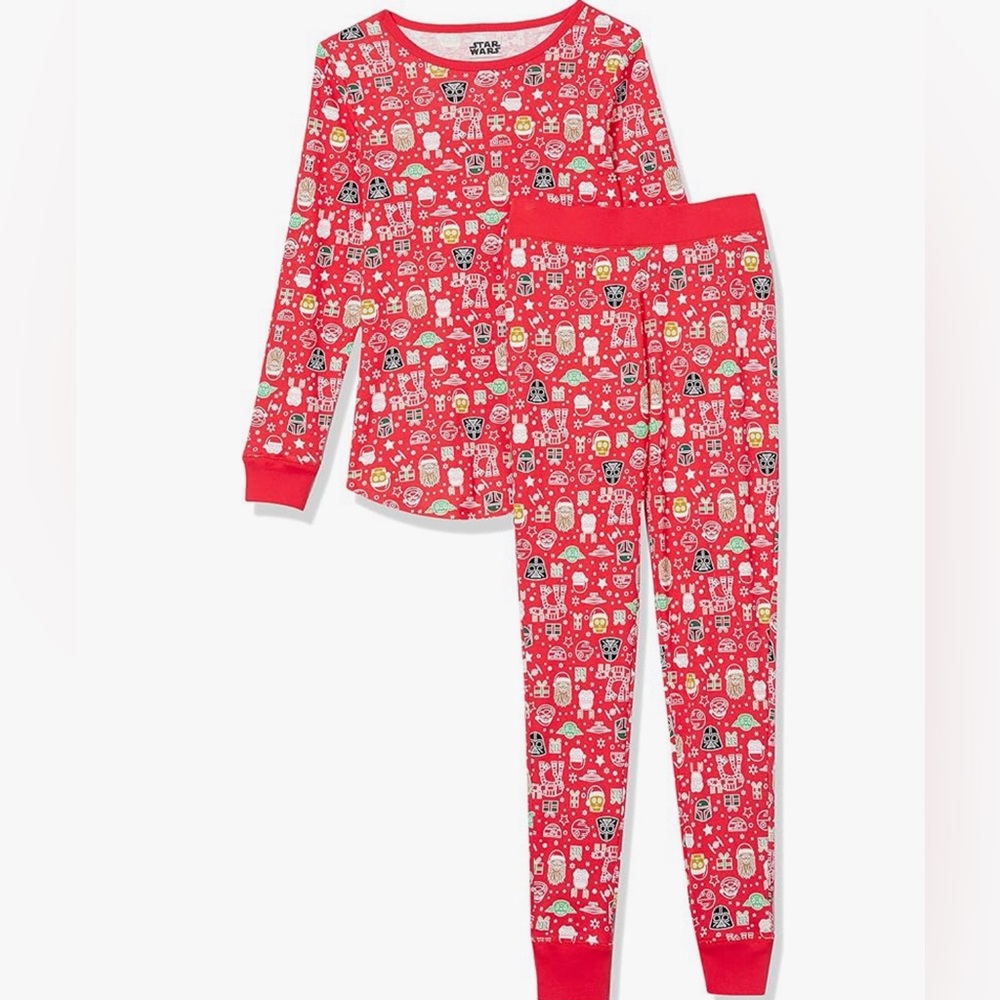 Amazon Essentials Disney | Marvel | Star Wars Women's Snug-Fit Cotton Pajamas